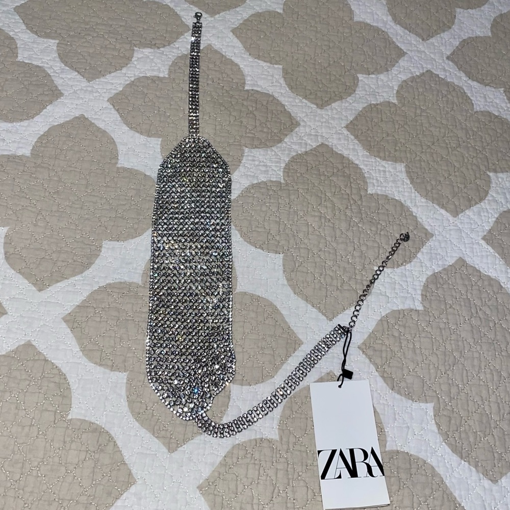 ZARA Rhinestone Belt - Picture 5 of 13